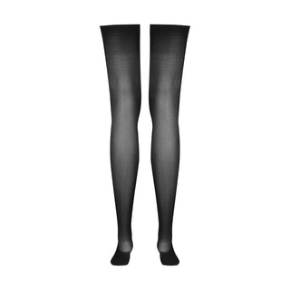 Maison Close Strümpfe mit gerolltem Schnitt 40D Schwarz