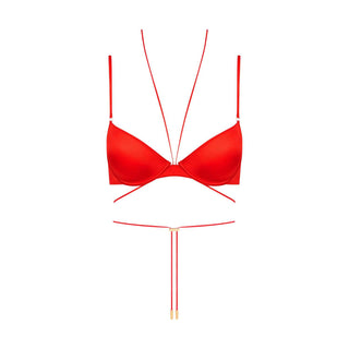 Maison Close French Kiss Wickel-BH Rot