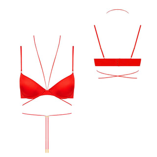 Maison Close French Kiss Wickel-BH Rot