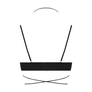 Maison Close French Kiss Wickel-BH Schwarz