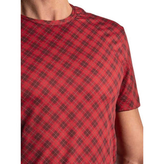 Manstore M2224 Casual T-Shirt | check red