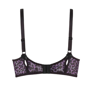 Marlies Dekkers Peekaboo Balconette BH schwarz purple leopard