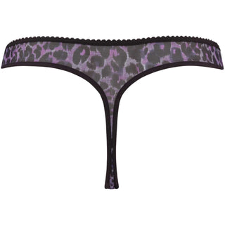 Marlies Dekkers Peekaboo String schwarz purple leopard
