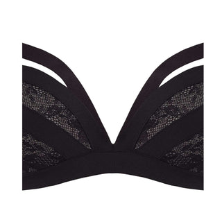 Marlies Dekkers wing power Push up BH - black lace grey
