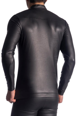 Manstore M510 Zipped langarm Shirt