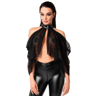 Noir Handmade F349 Bolero Tüll schwarz