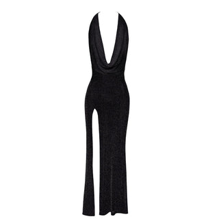 Noir Handmade langes Kleid Onyx Liquid F373