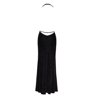 Noir Handmade langes Kleid Onyx Liquid F373