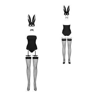 Obsessive Kostüm Sexy Bunny schwarz
