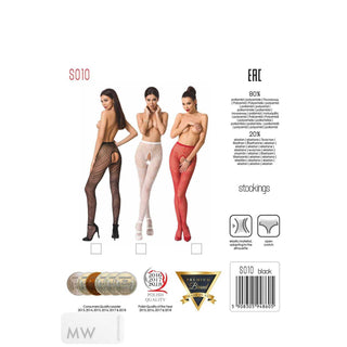 Passion Ouvert Strumpfhose S010 schwarz