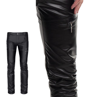 Regnes Fetish Planet  lange Hose Amedeo mit RV Details - schwarz