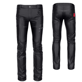 Regnes Fetish Planet  lange Hose Amedeo mit RV Details - schwarz