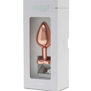 Rimba Buttplug Heart rose gold 3 cm