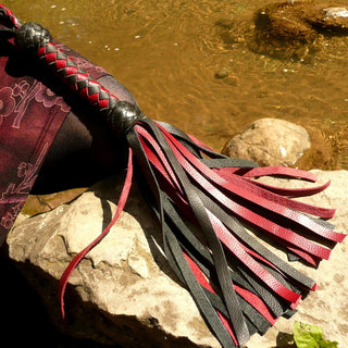 Leder Flogger Kurz Suleika | Nappa-Leder