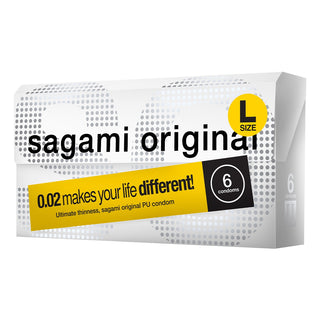 Sagami ultradünne Kondome 0,02 Size L 6 Stück
