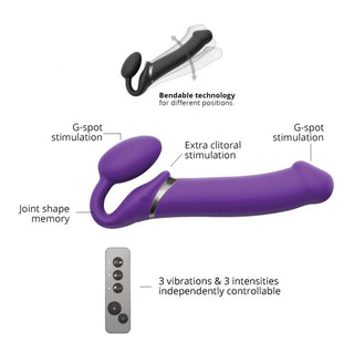 Strap-On-Me Strapless Dildo Remote XL