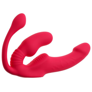 Strapless Strap -On Triple Teaser Remote Control