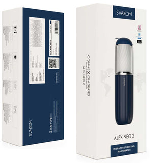 Svakom Alex Neo 2 | stylischer Masturbator | dunkelblau