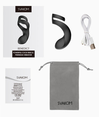 Svakom Benedict - Dammstimulator - schwarz