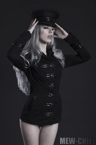 Tatjana Warnecke - Blazer Redingote softshell black