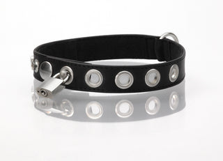 Venus Leder Halsband lockup