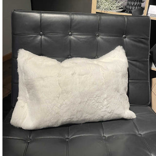 von Hohenstein Fellkissen Rabbit weiß