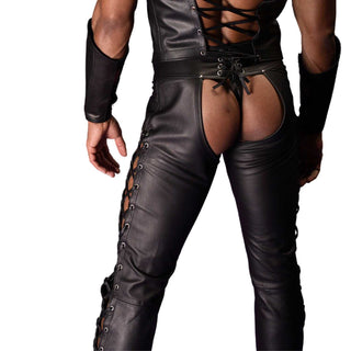 von Hohenstein Pride Lederchaps schwarz