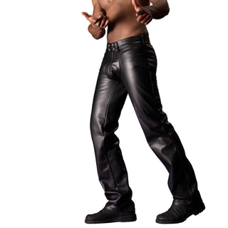 von Hohenstein Turbo Lederjeans mit Pouch