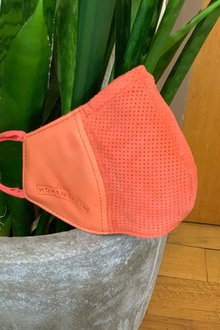 Behelfs-Mundschutz Damen Leder
