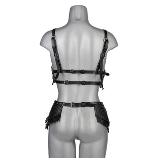 VoyeurX Fringe Fransen Leder Harness