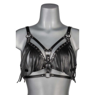 VoyeurX Fringe Fransen Leder Harness