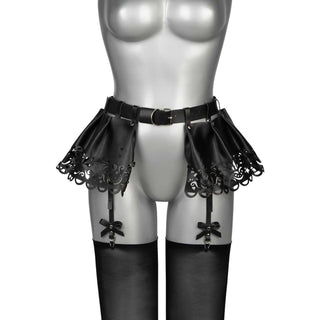 VoyeurX Leather Skirt Lilly schwarz
