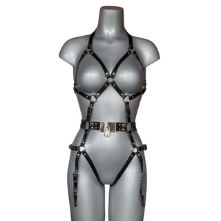 VoyeurX Leder Chastity Body