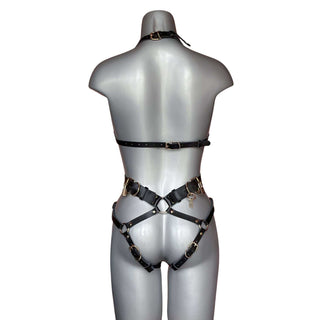 VoyeurX Leder Chastity Body