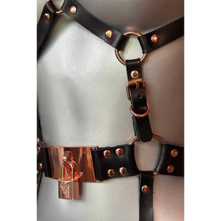 VoyeurX Leder Chastity Body