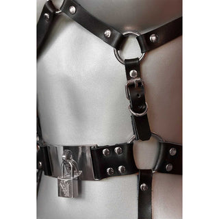 VoyeurX Leder Chastity Body