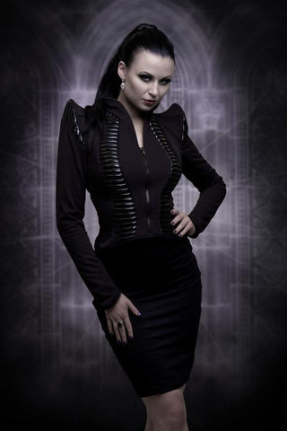 Tatjana Warnecke - Zar Jacket Softshell white/black