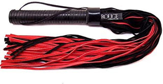 Leder Flogger lang Velour-Leder