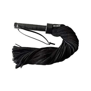 Leder Flogger lang Velour-Leder