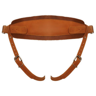 ZADO Strap-on-Jock aus Leder braun