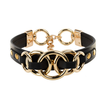 Asche & Gold Adele Lederhalsband 