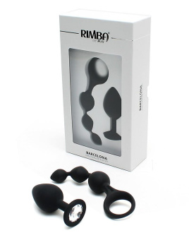 Rimba Barcelona Anal Toys Duo Set schwarz 