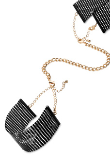 Bijoux Indiscrets - Desir Metallique Cuffs schwarz 