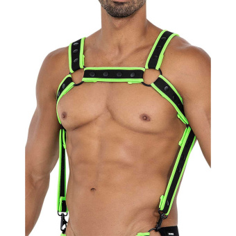 Cut4Men NEO Harness neon grün 
