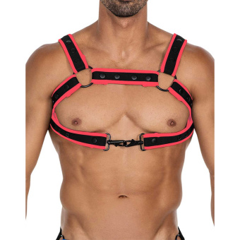 Cut4Men NEO Harness neon rot 