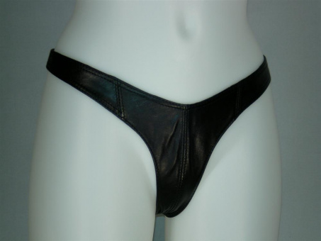 Elfi Leder String black 