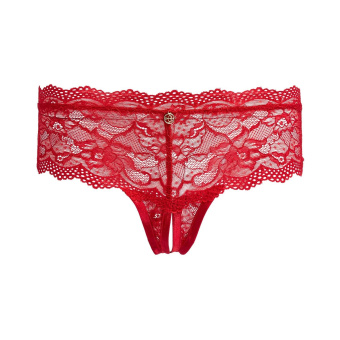 Escora String Panty ouvert rot S