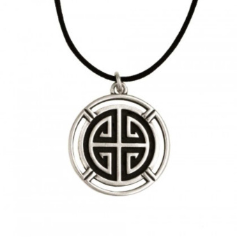 Esculpta Amulett Labyrinth Pendant silber 
