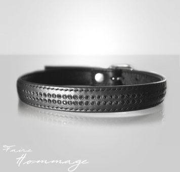 FH Halsband Bling Bling 2-reihig black 