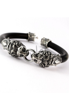Esculpta Löwenkopf Armband Sterling Silver M